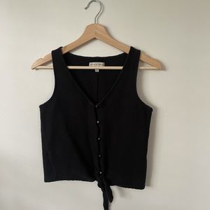 Madewell X Texture and Thread Button Tank Top